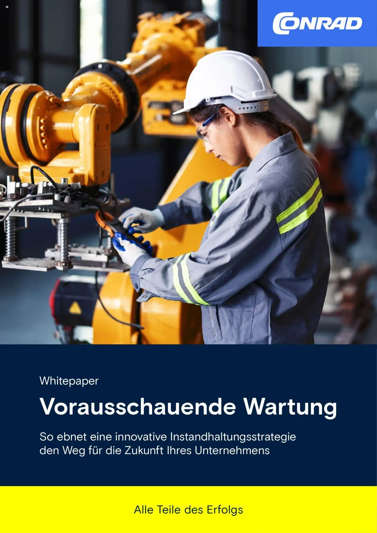 Conrad Whitepaper vorausschauende Wartung - Seite 1- gültig ab 15.05.2025