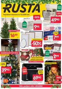 Esikatselu Rusta tarjoukset voimassa alkaen 01/12/2025