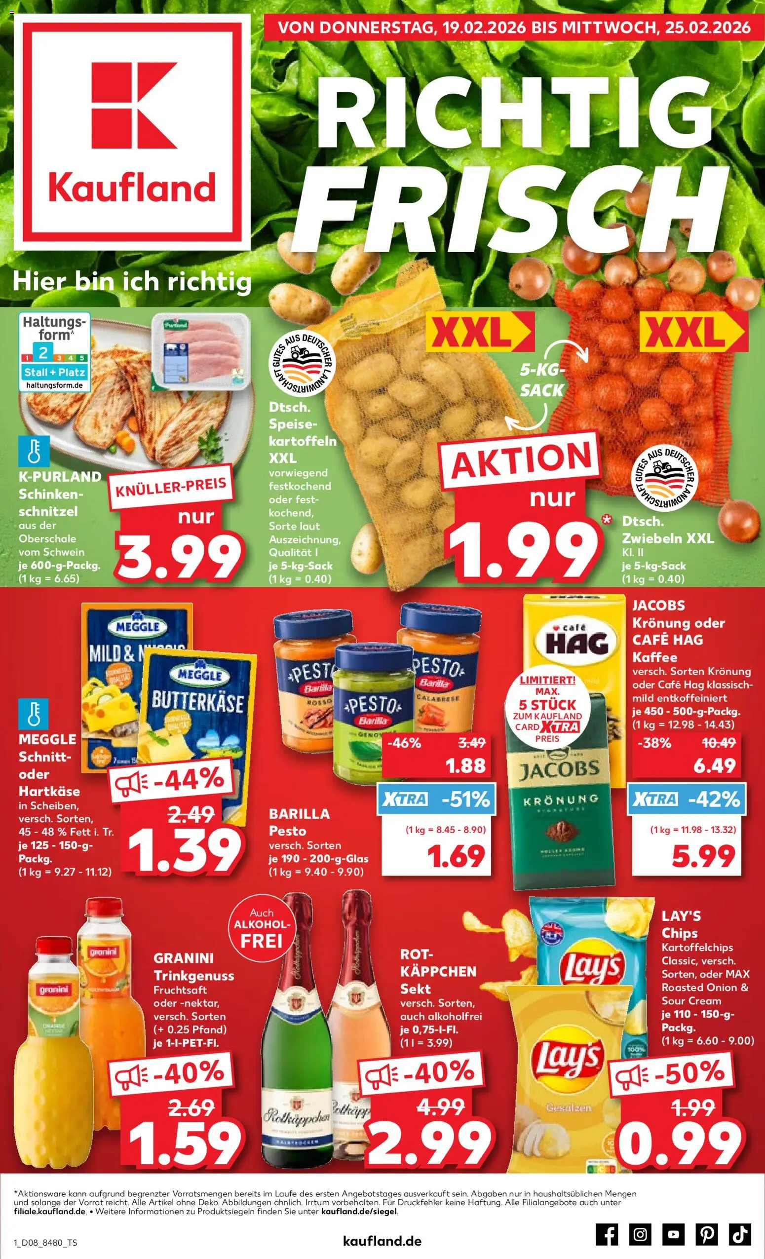 Kaufland Prospekt 	 - Seite 1 - gültig ab 19.02.2026