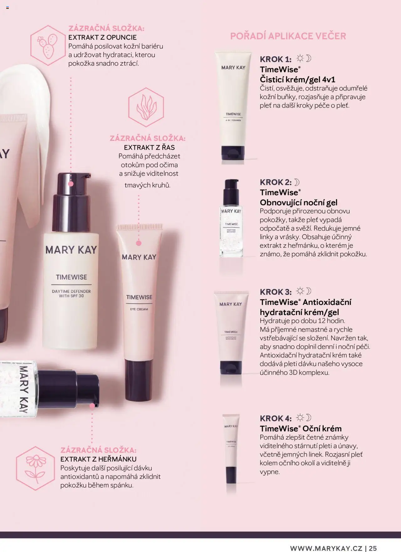 Mary Kay katalog - Průvodce péčí o pleť - strana 25- platný od 22.02.2025
