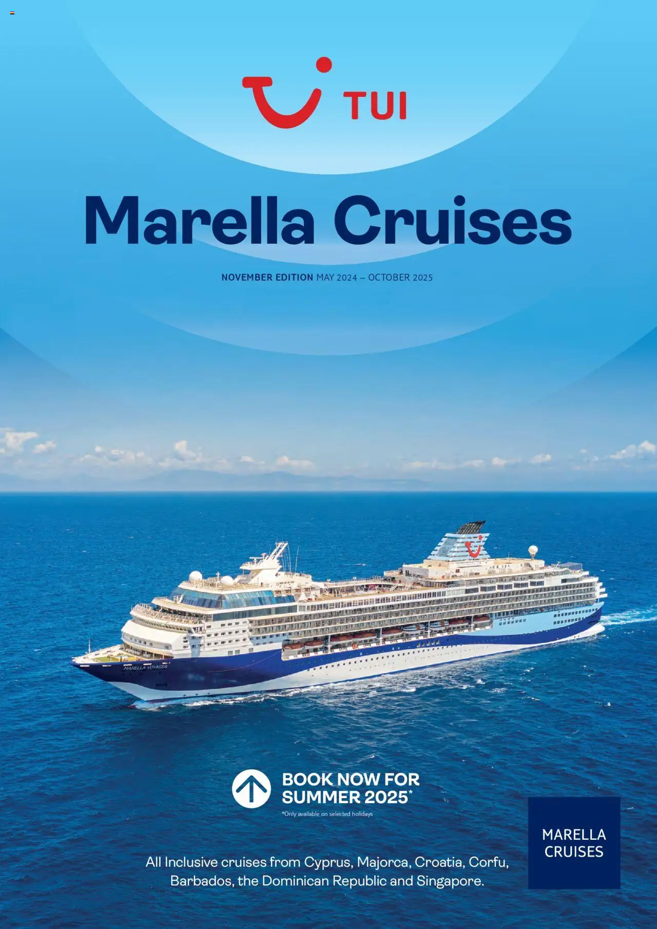 TUI - Marella Cruises, November edition - page 1- valid from 01/05/2024
