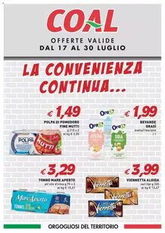 Anteprima Coal La Convenienza Continua catalogo valida dal 17/07/2025