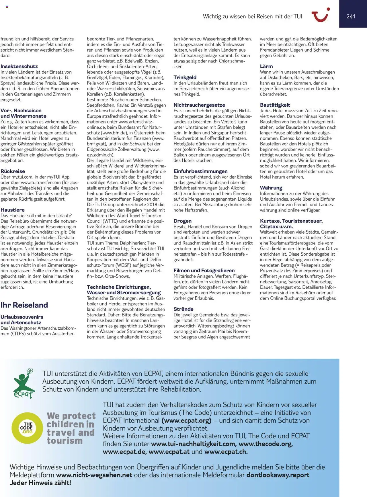 TUI Urlaub mit eigener Anreise 2025/26 - Seite 241 - gültig ab 01.11.2025
