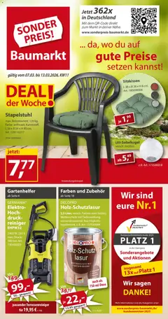 Vorschau Sonderpreis Baumarkt Prospekt 	 gültig ab 07.03.2026