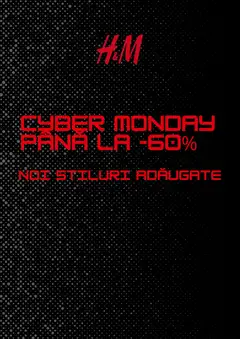 H&M catalog - Cyber Monday valabil de la 01.12.2025