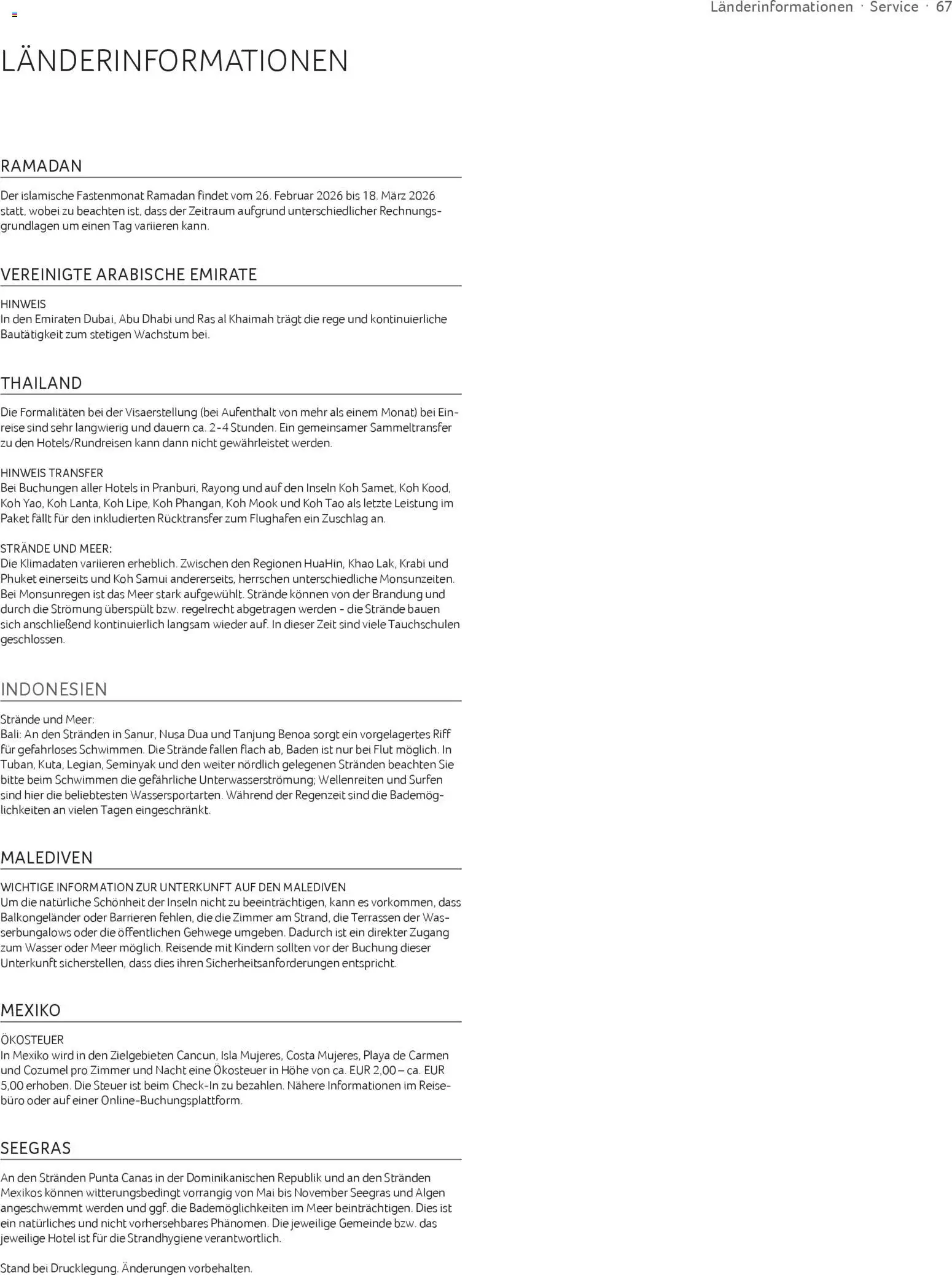 Aida Airtours Erlesene Familienreisen - Seite 67 - gültig ab 30.10.2025