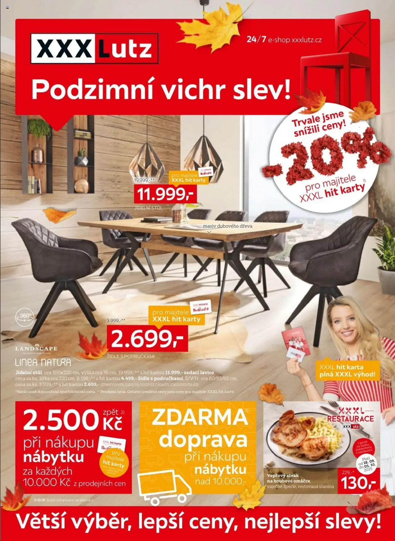 XXXLutz leták - strana 1- platný od 22.09.2025