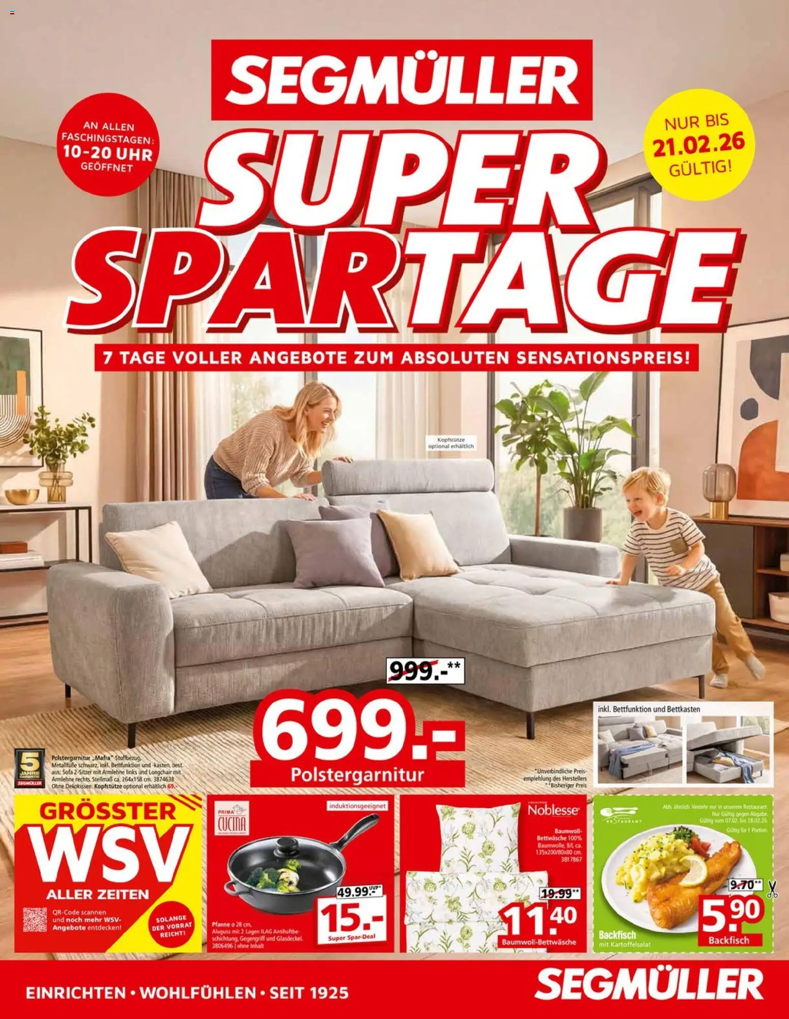 Segmüller Prospekt 	 - Seite 1 - gültig ab 15.02.2026