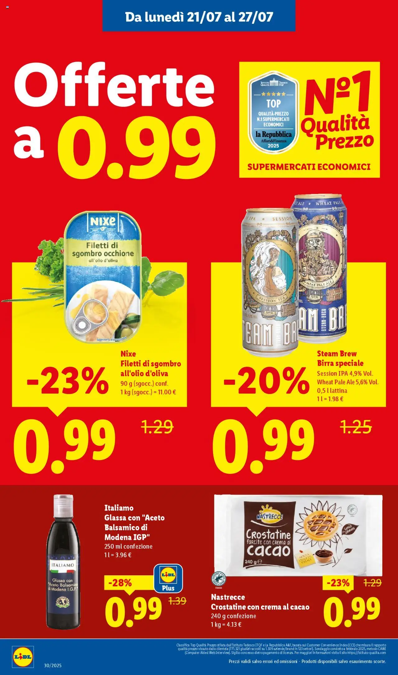 Volantino Lidl	 - pagina 10 - valido dal 21/07/2025