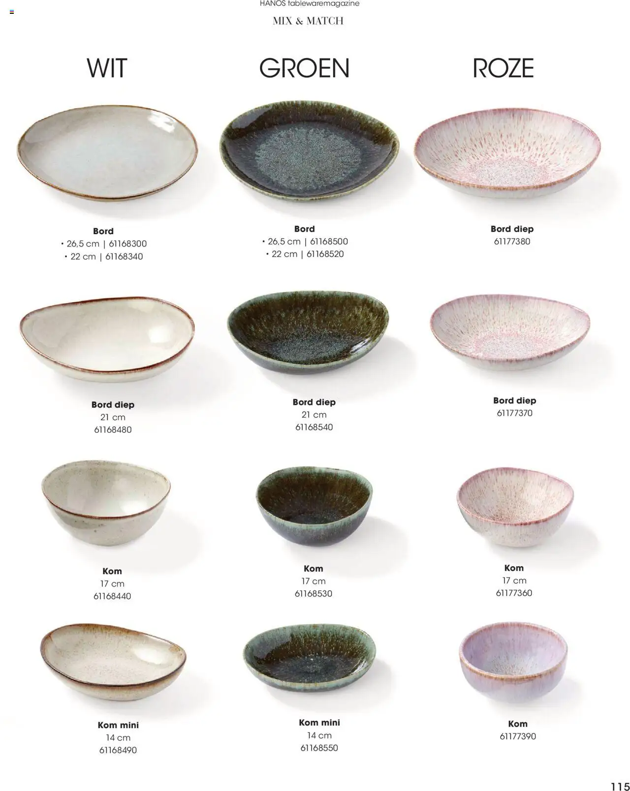 Hanos - Tableware magazine 2025-2026 - page 115- valid from 01-09-2025