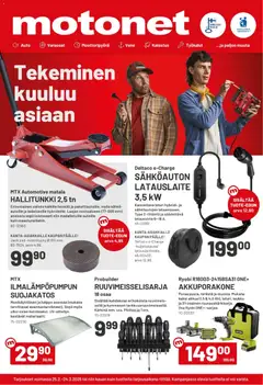 Esikatselu Motonet tarjoukset voimassa alkaen 25/02/2026