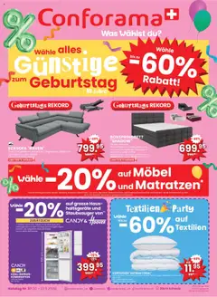 Vorschau Conforama Aktionen gültig ab 10.09.2025