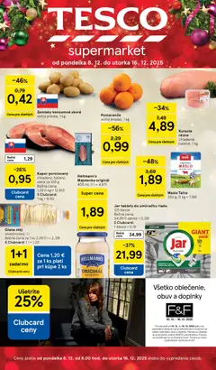 Tesco leták platný od 08.12.2025