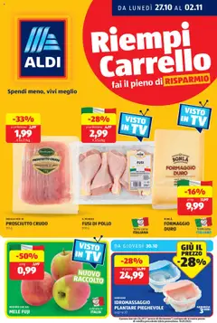 Anteprima Volantino Aldi	 valida dal 27/10/2025