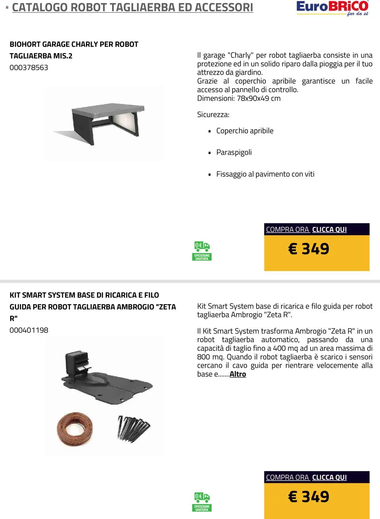 Eurobrico Robot Tagliaerba ed Accessori catalogo - pagina 19 - valido dal 23/07/2025