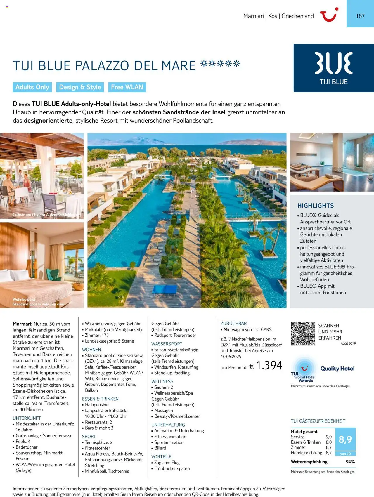 TUI  Südeuropa & Nordafrika 2025/26 - Seite 187 - gültig ab 01.01.2025