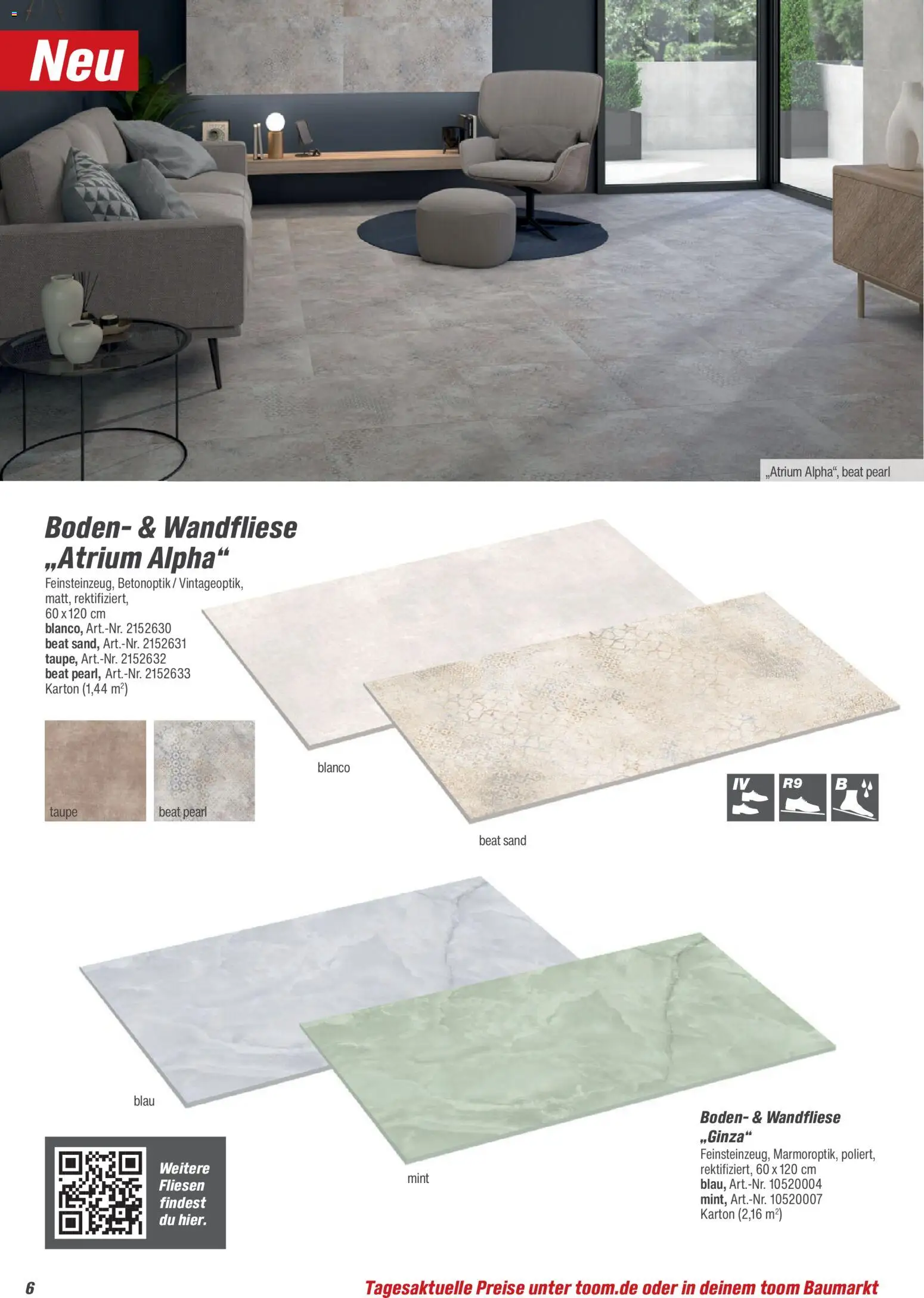 Toom Baumarkt Fliesen & Zubehör 2026 - Seite 6 - gültig ab 01.01.2026