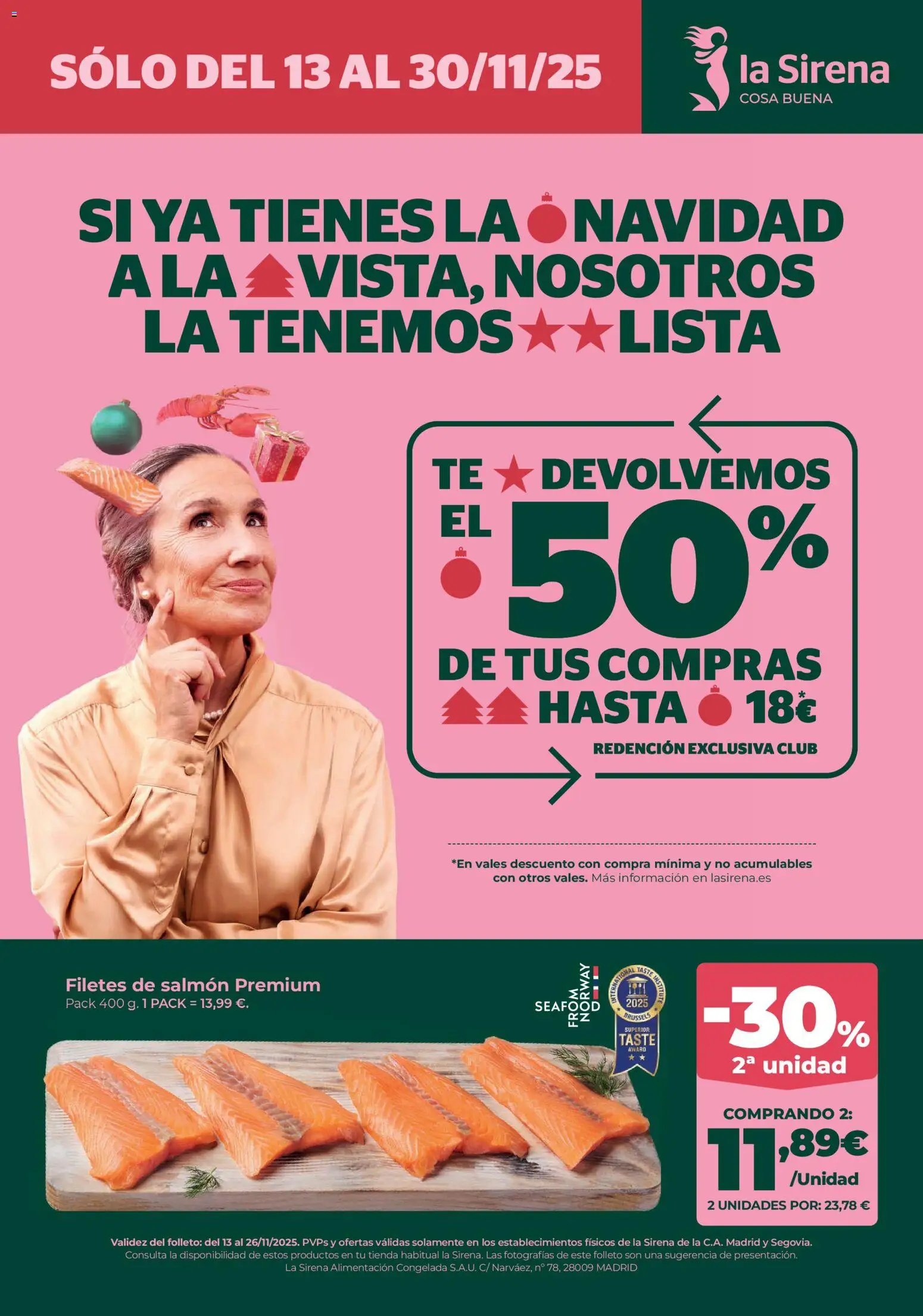 La Sirena Black Friday - Página de 1 - Válido desde 13/11/2025