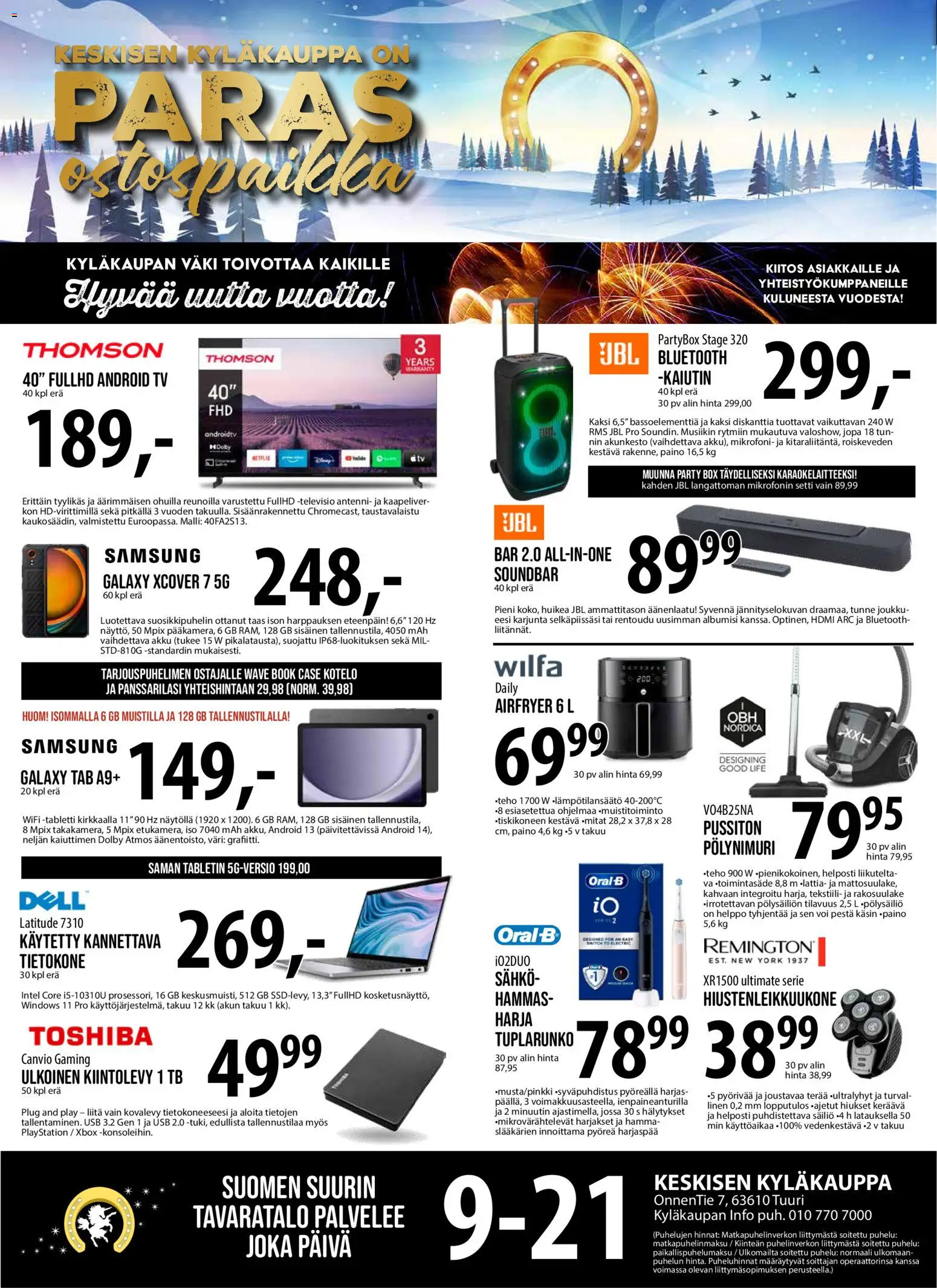 Tuuri tarjoukset - sivu 1- voimassa alkaen 31/12/2025