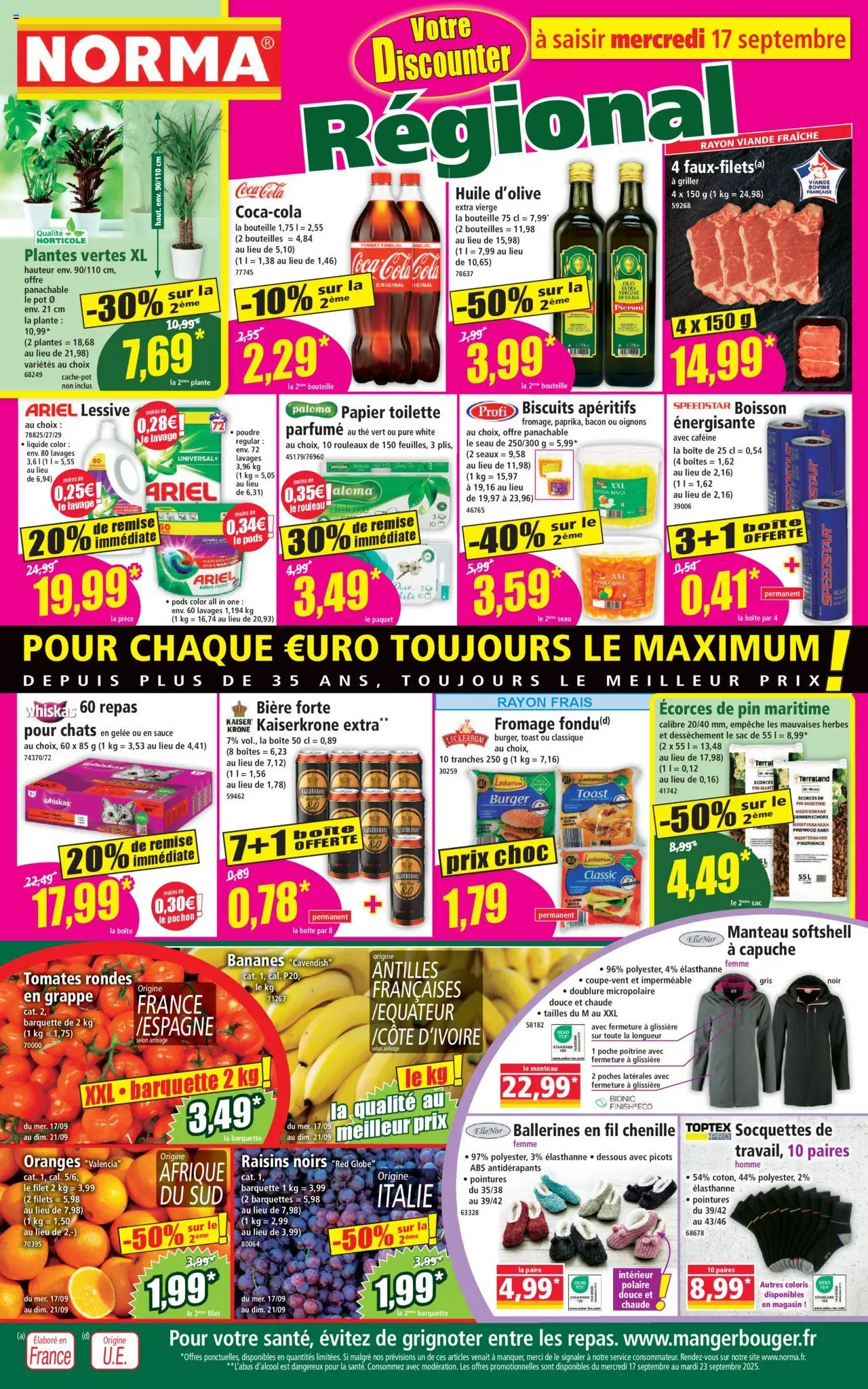 Norma catalogue - page 1 - valable à partir du 17/09/2025