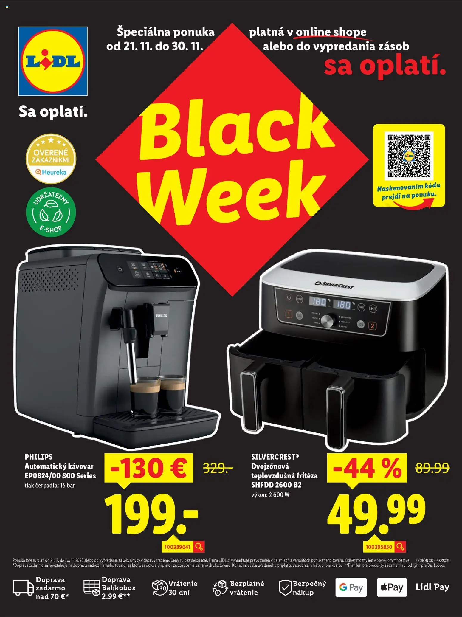 Lidl - Black Friday - strana 1- platný od 21.11.2025