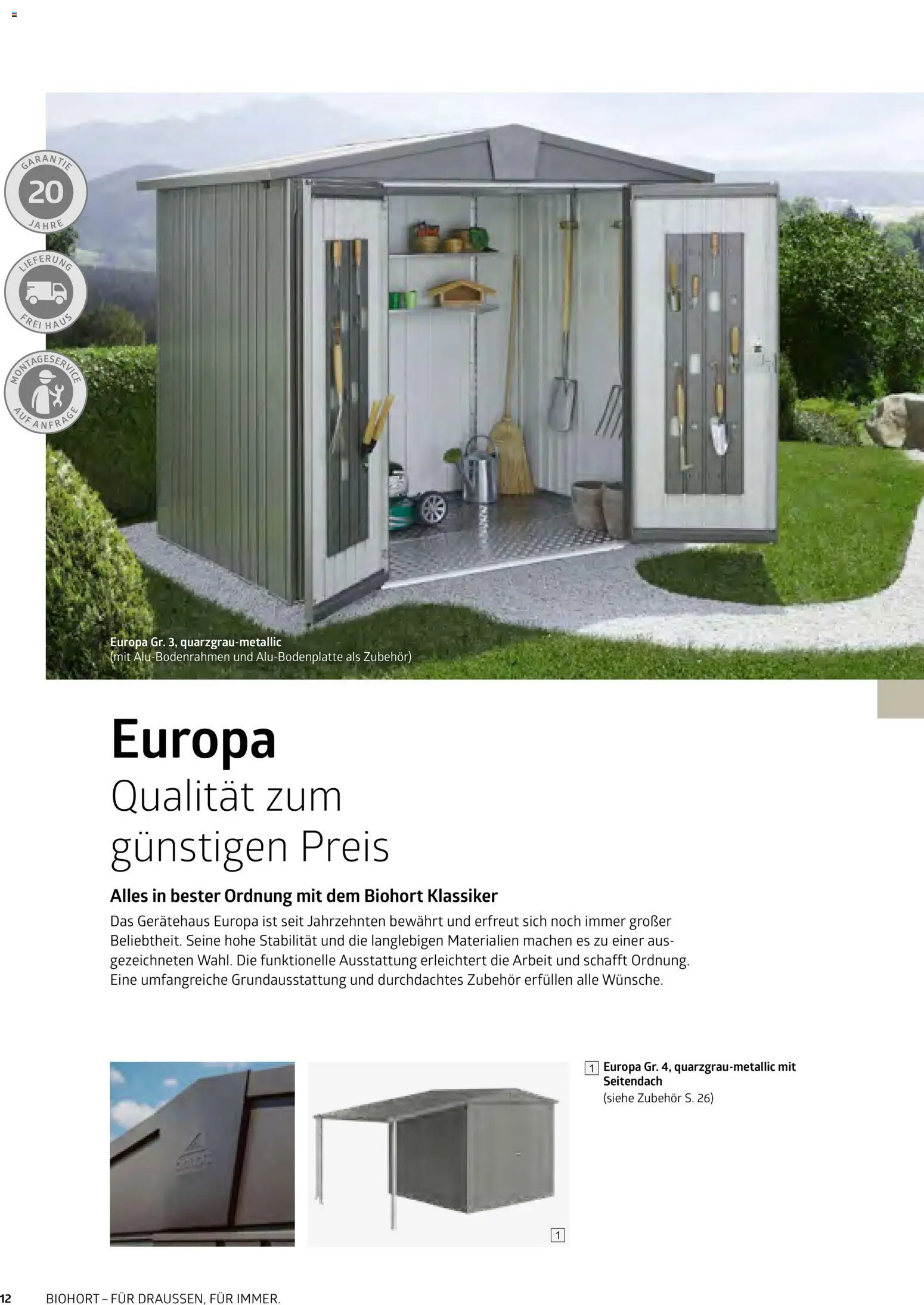 Dehner Biohort – Metall für Garten & Terrasse - Seite 12 - gültig ab 01.01.2026