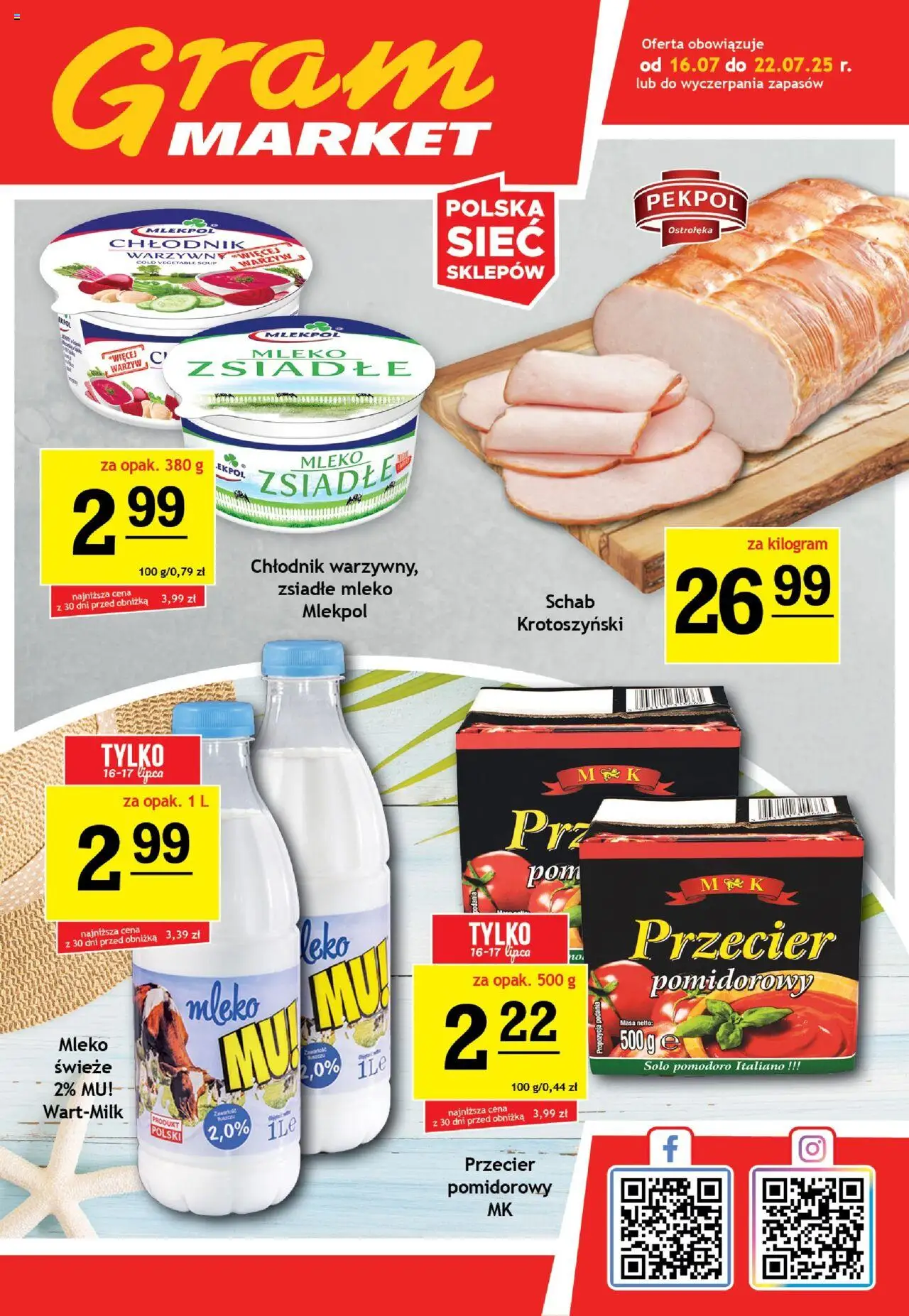 Gram Market Gazetka - strona 1- ważny od 16.07.2025