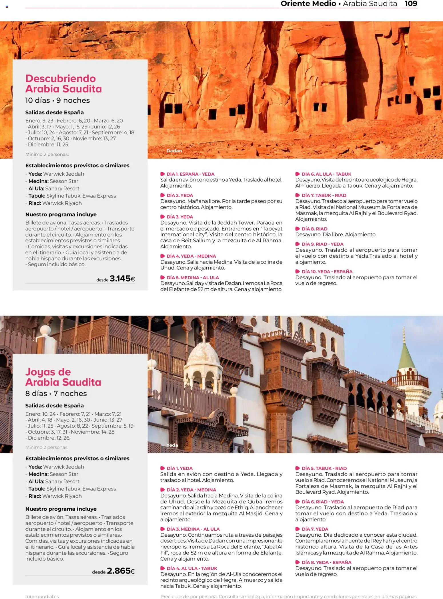 Viajes El Corte Inglés Africa y Oriente Medio - Página de 109 - Válido desde 01/01/2026