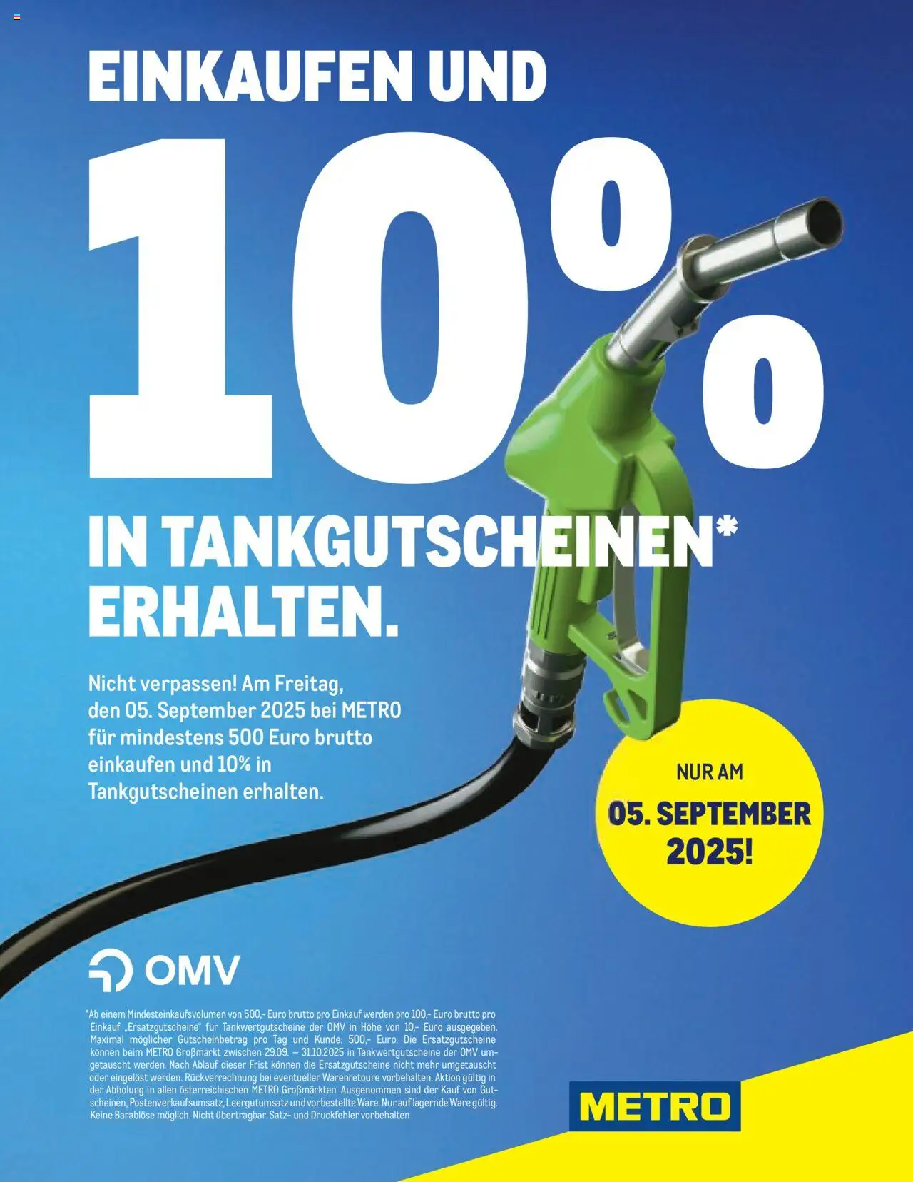 Metro  Tankevent - Seite 1- gültig ab 05.09.2025
