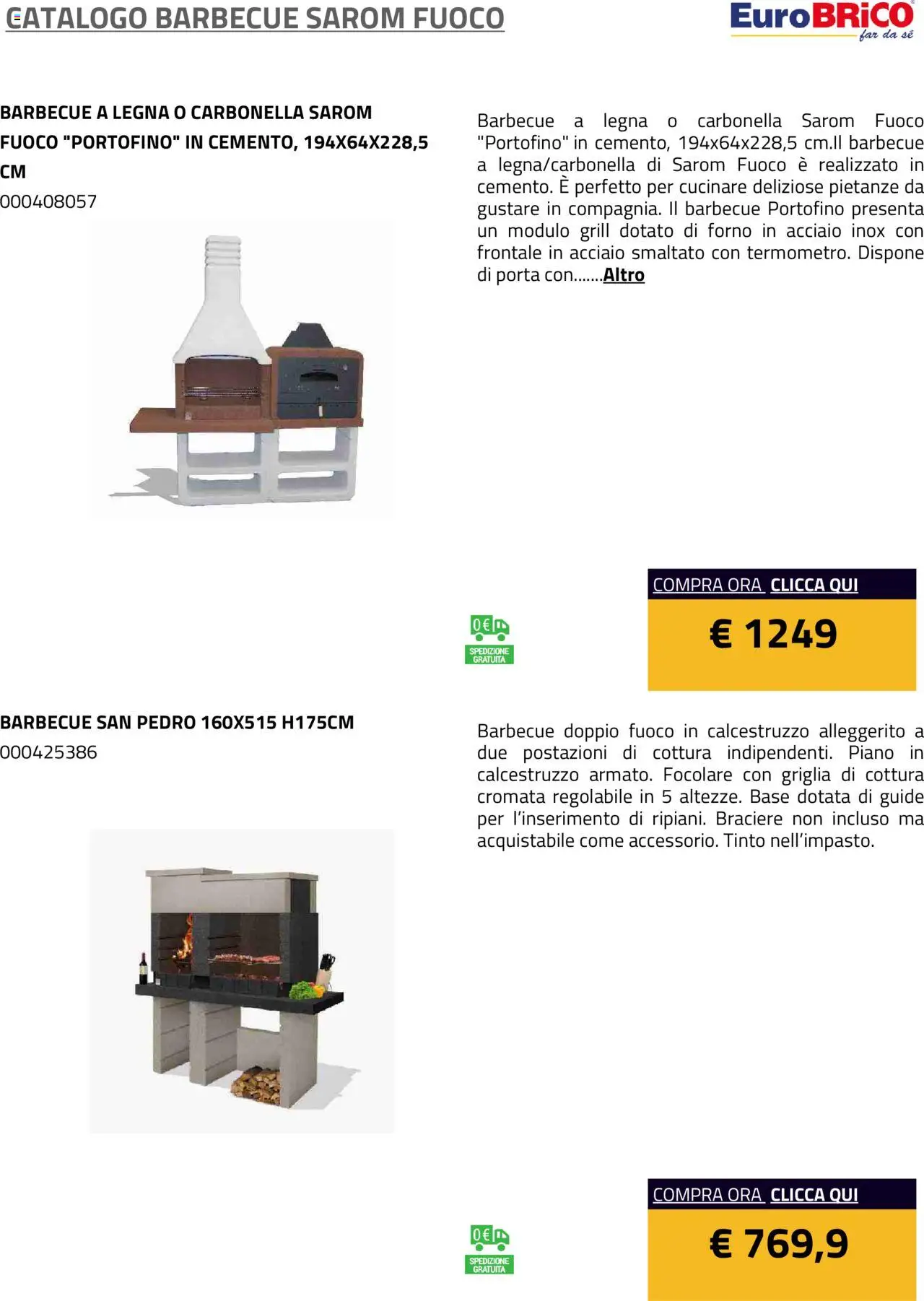 Eurobrico Barbecue Sarom Fuoco catalogo - pagina 9 - valido dal 23/07/2025