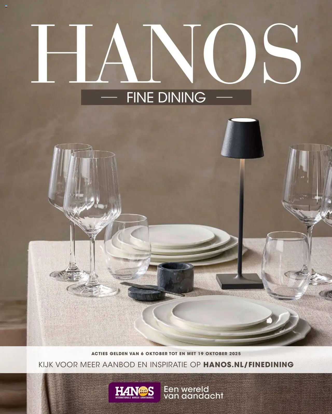 Hanos - Special Fine Dining 2025 - pagina 1- geldig vanaf 06-10-2025