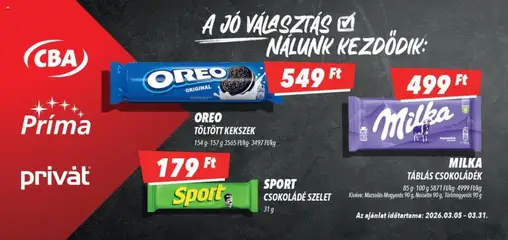 Előnézet CBA Óriásplakátok érvényes 2026.03.05.-tól