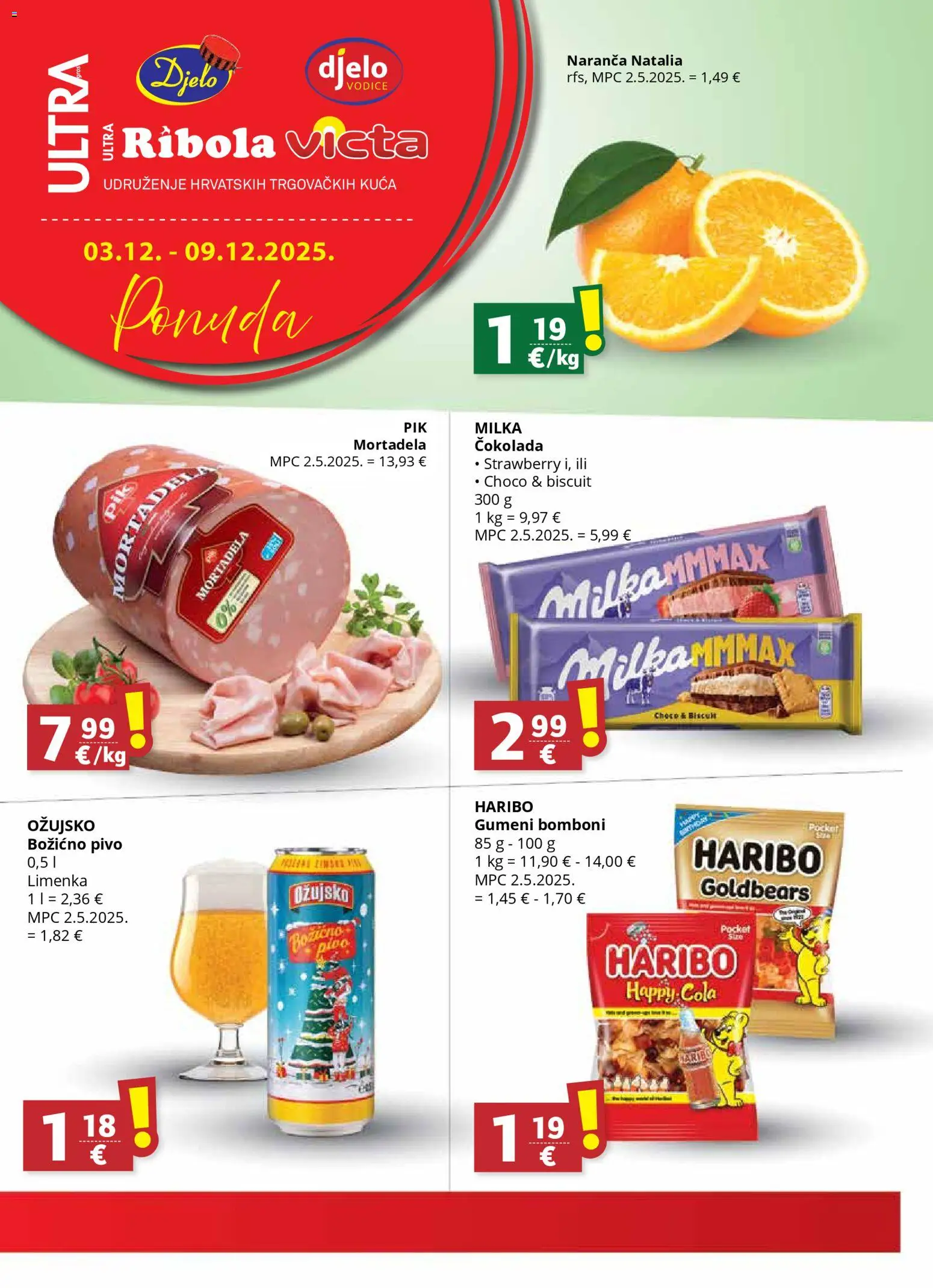Ultra Gros - Katalog - stranica 1- važeći od 03.12.2025