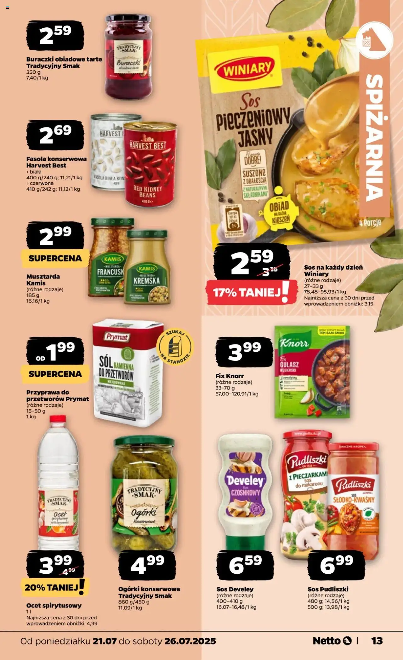 Netto gazetka - Spożywcza - strona 13- ważny od 21.07.2025