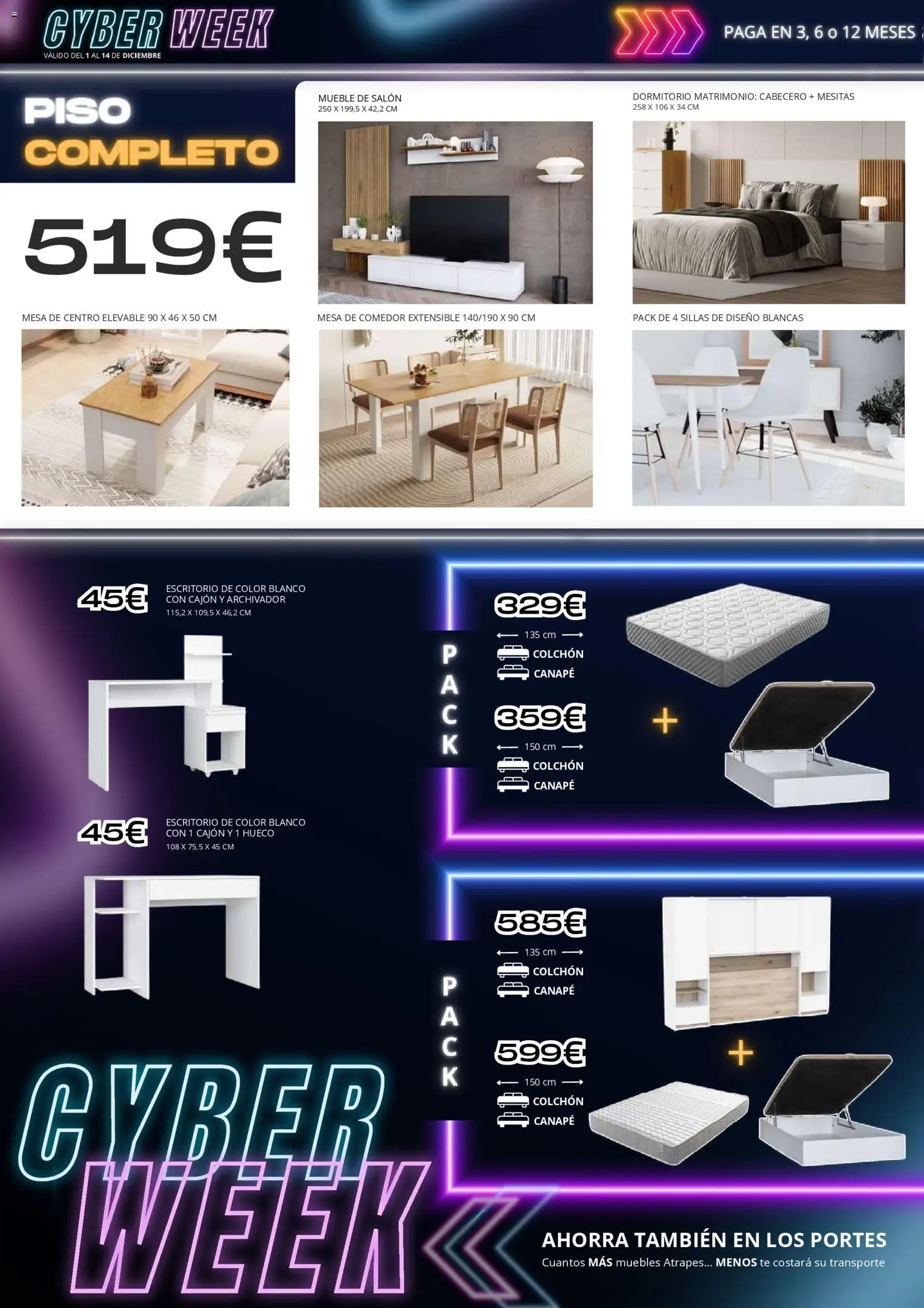 Atrapa Muebles - folleto - Página de 4 - Válido desde 01/12/2025