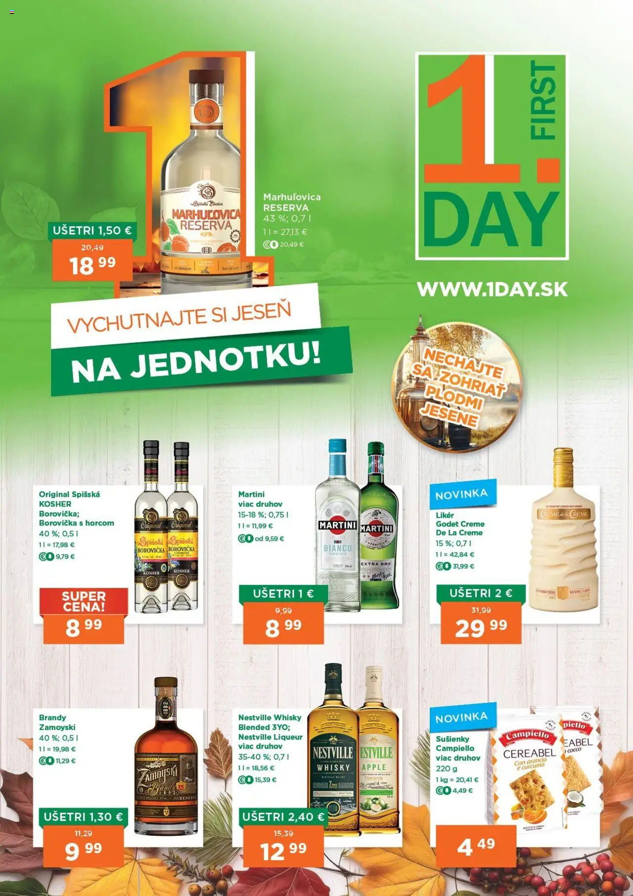 1day leták - strana 1- platný od 09.10.2025
