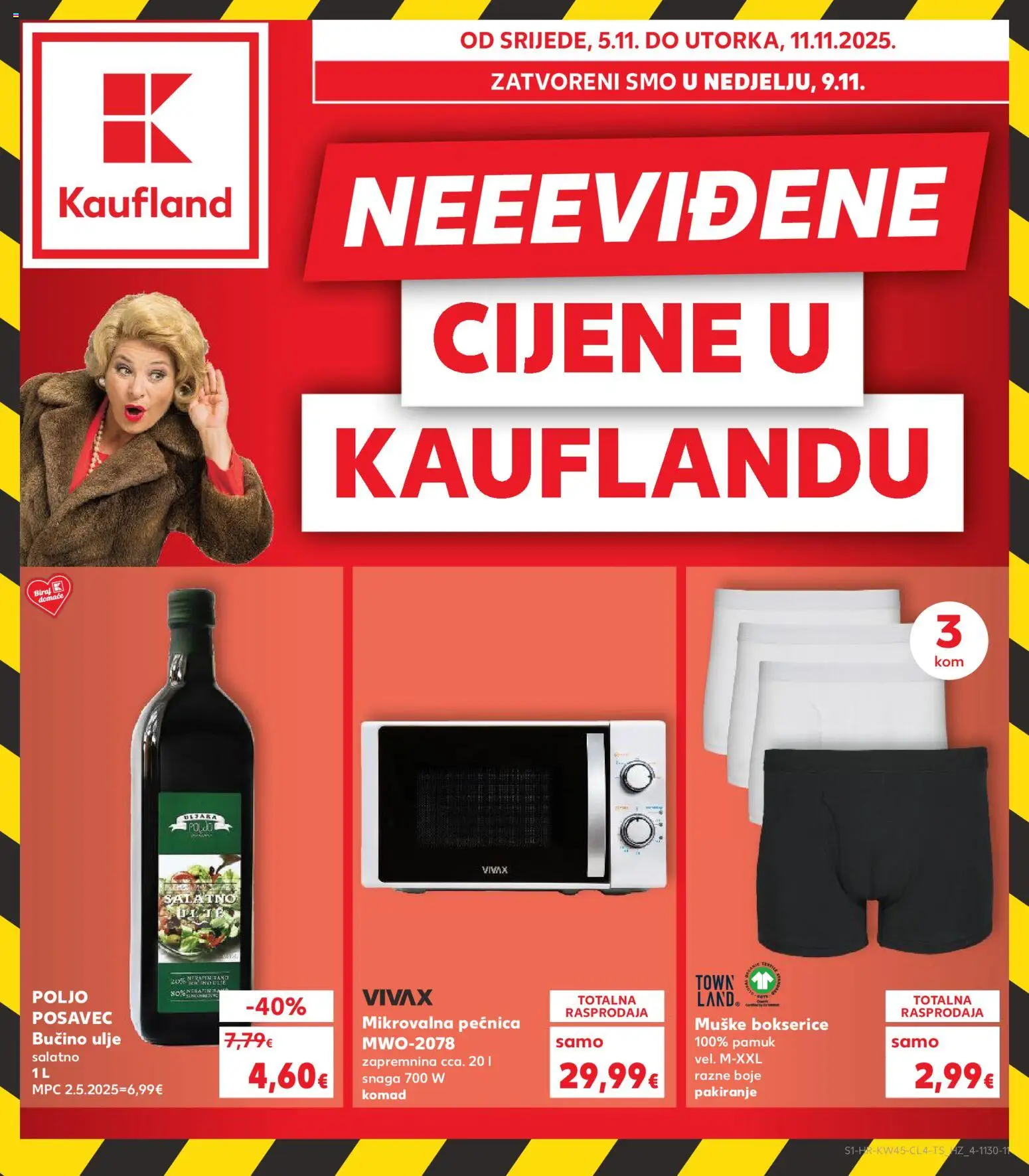 Neeevidene cijene u Kauflandu Kaufland - stranica 1- važeći od 05.11.2025