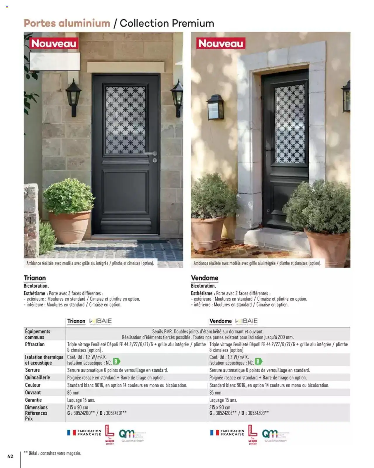 Gedimat Menuiseries intérieures & extérieurs - page 42 - valable à partir du 14/03/2025