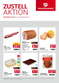 Vorschau Transgourmet Zustellaktion gültig ab 15.12.2025