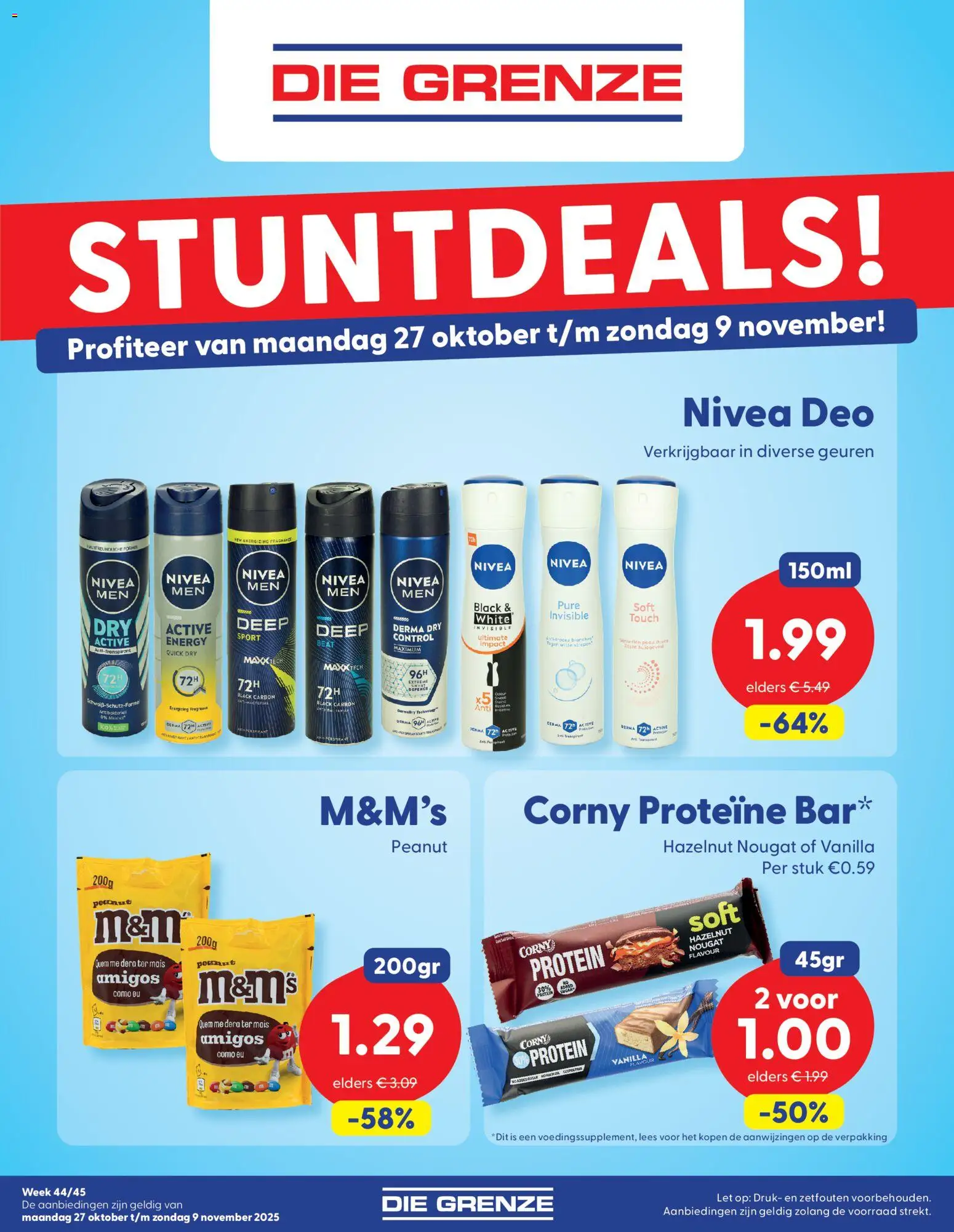 Die Grenze - Folder week 44/45 - pagina 1- geldig vanaf 27-10-2025