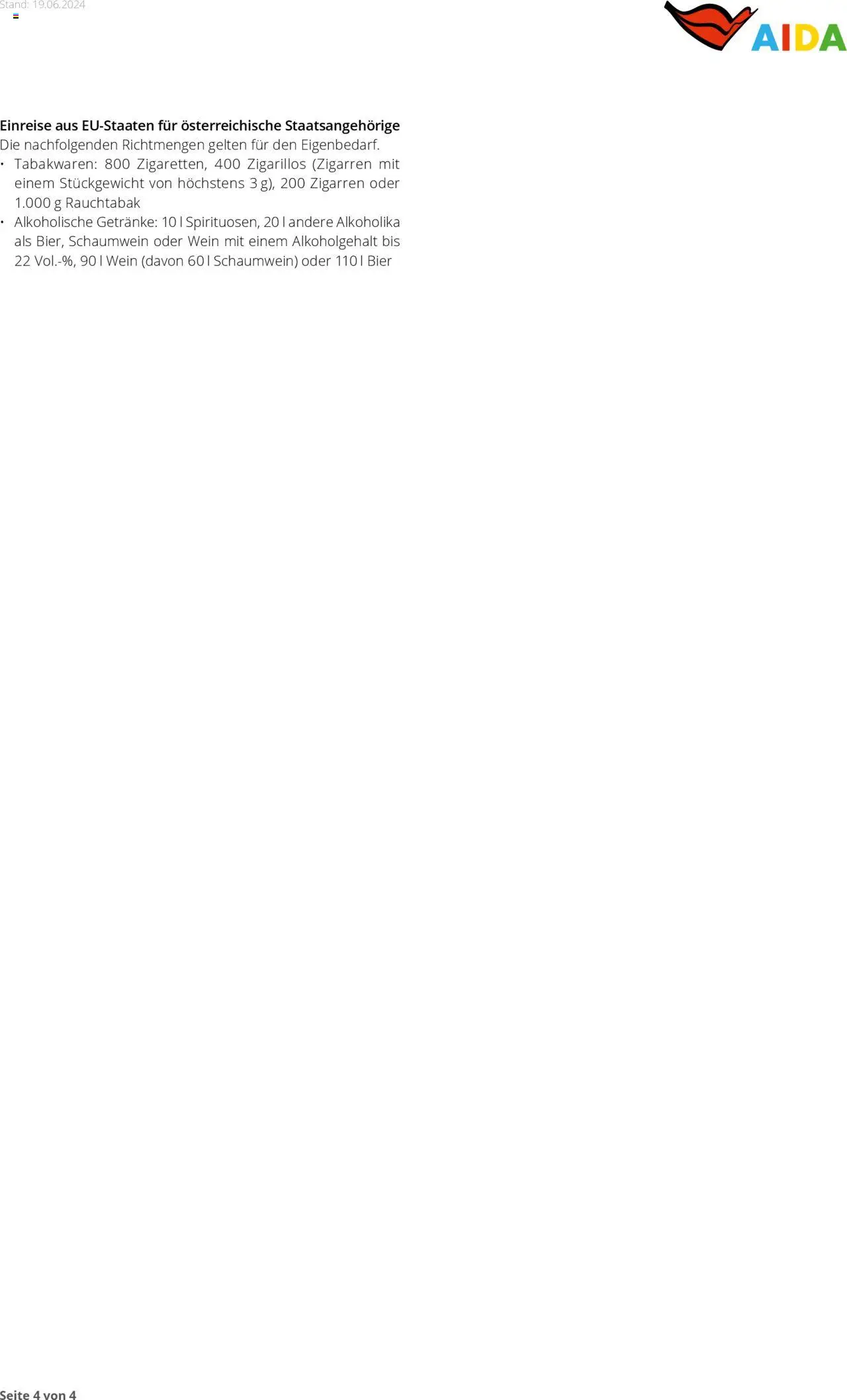 Aida Sommer 2026 - Seite 204 - gültig ab 01.03.2026