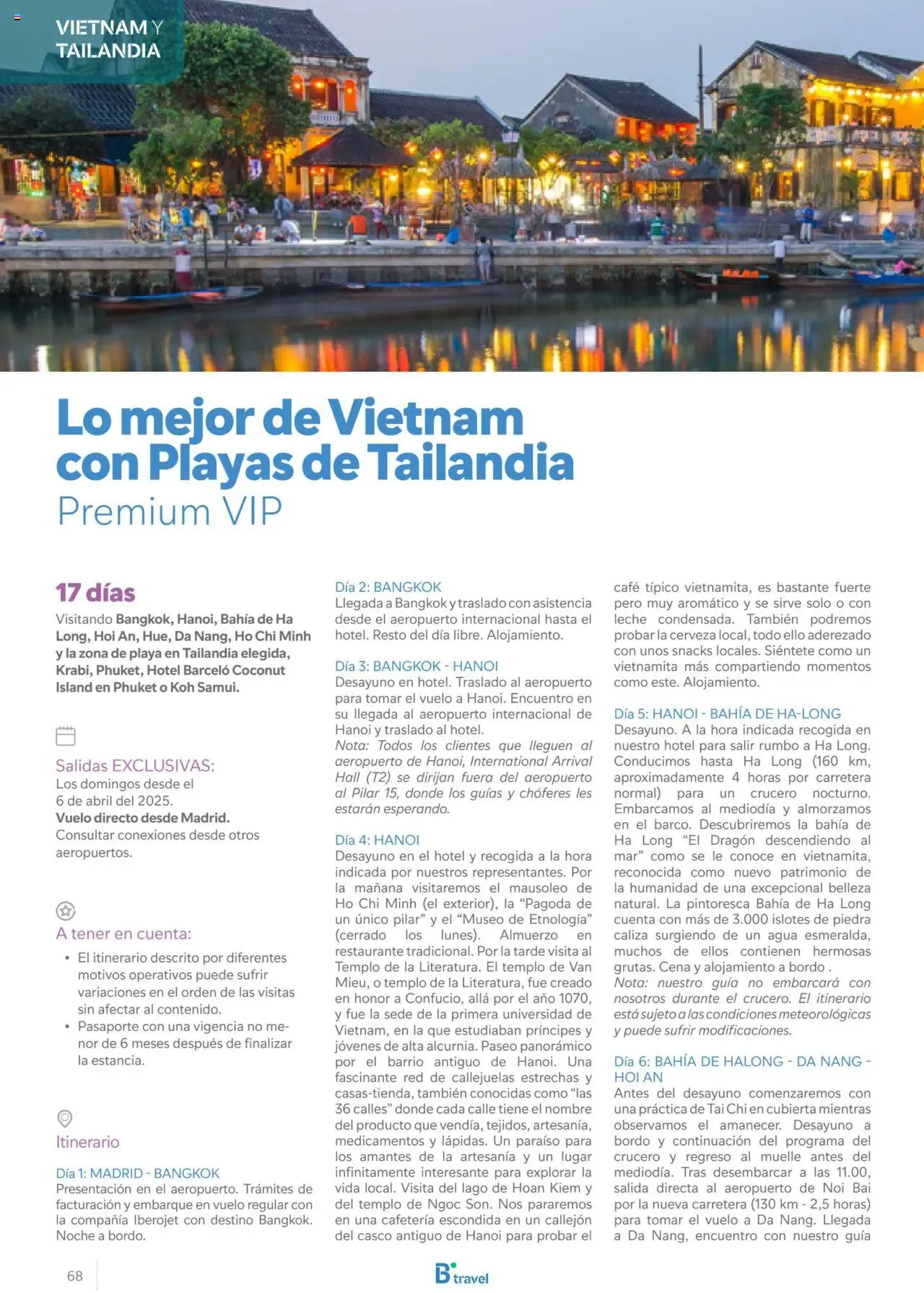 B the travel brand Asia 2025 - Página de 68 - Válido desde 15/11/2024