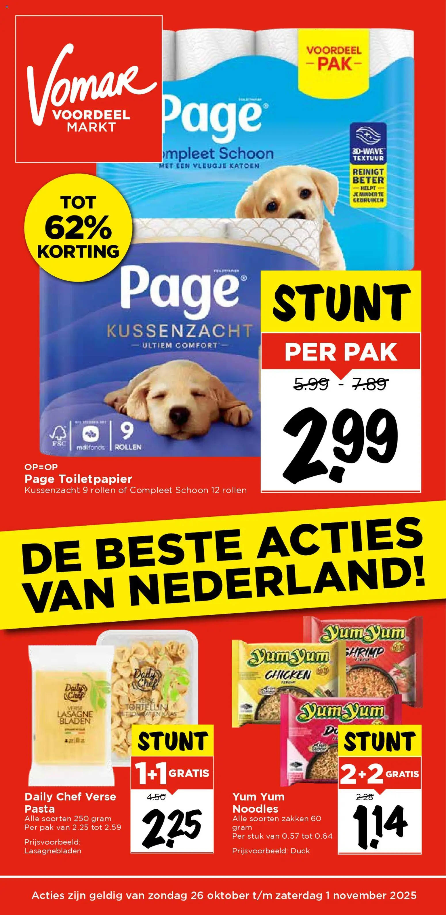 Vomar - Folder - pagina 1- geldig vanaf 26-10-2025