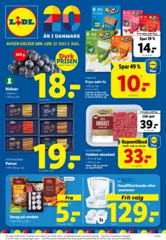 Forhåndsvisning Lidl - Tilbudsavis gyldig fra 27/07/2025