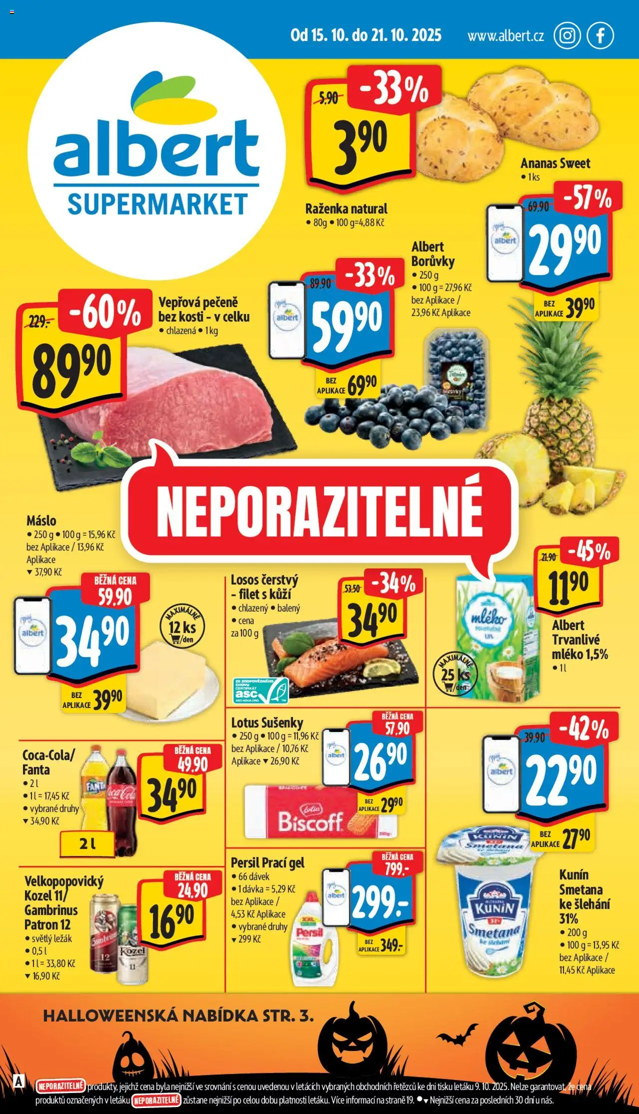 Albert leták - Supermarket - strana 1- platný od 15.10.2025