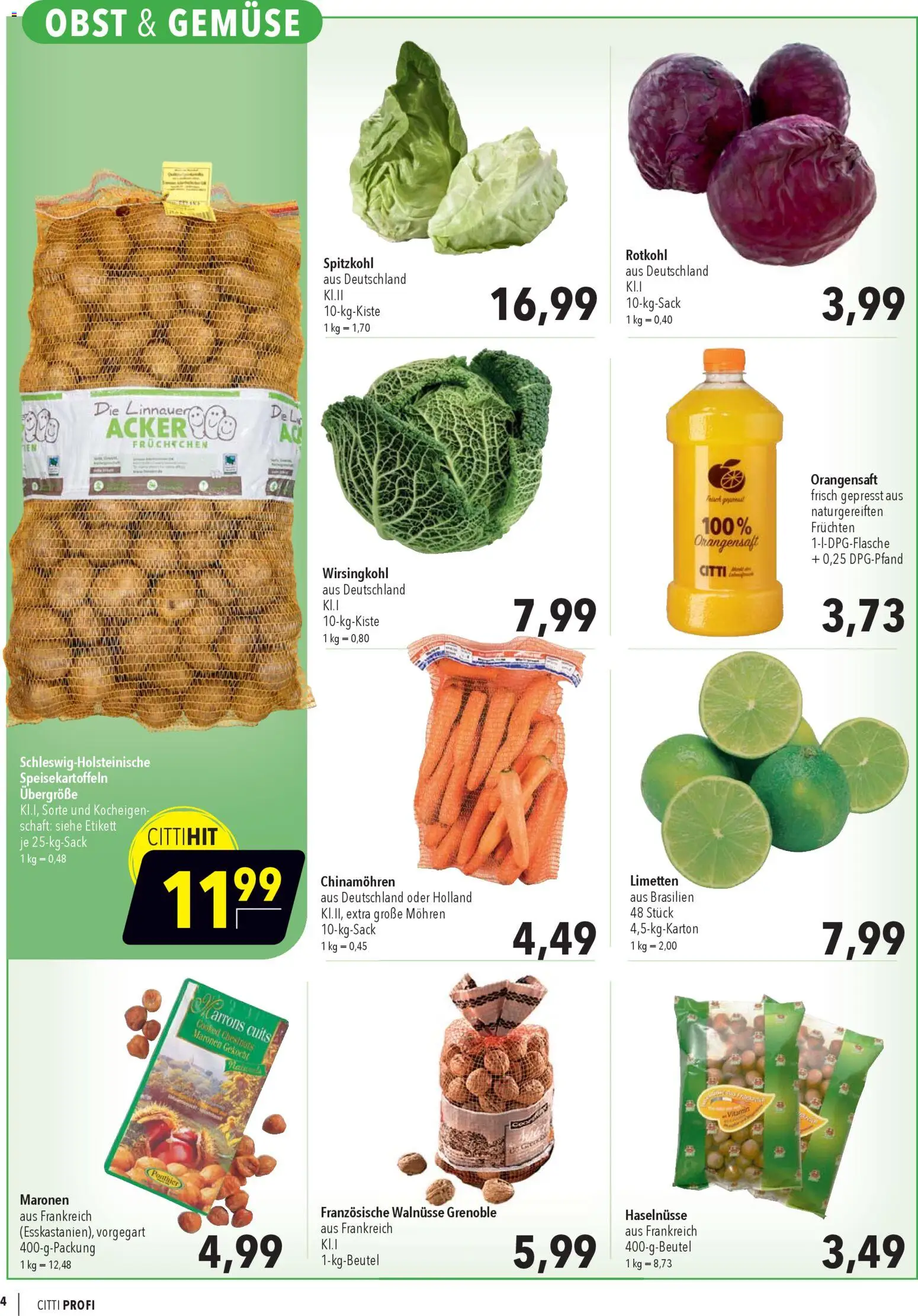 CITTI Markt Aktuelle Angebote für Profis - Seite 4 - gültig ab 03.12.2025