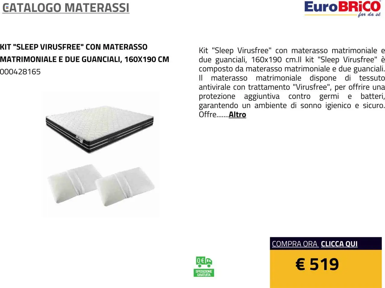 Eurobrico Materassi catalogo - pagina 16 - valido dal 23/07/2025