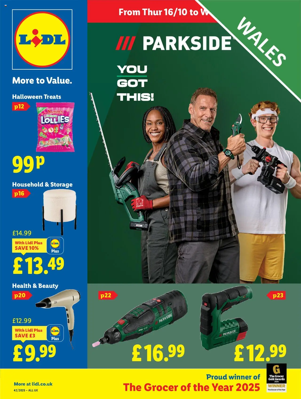Lidl - Lidl Weekly Wales - page 1- valid from 16/10/2025