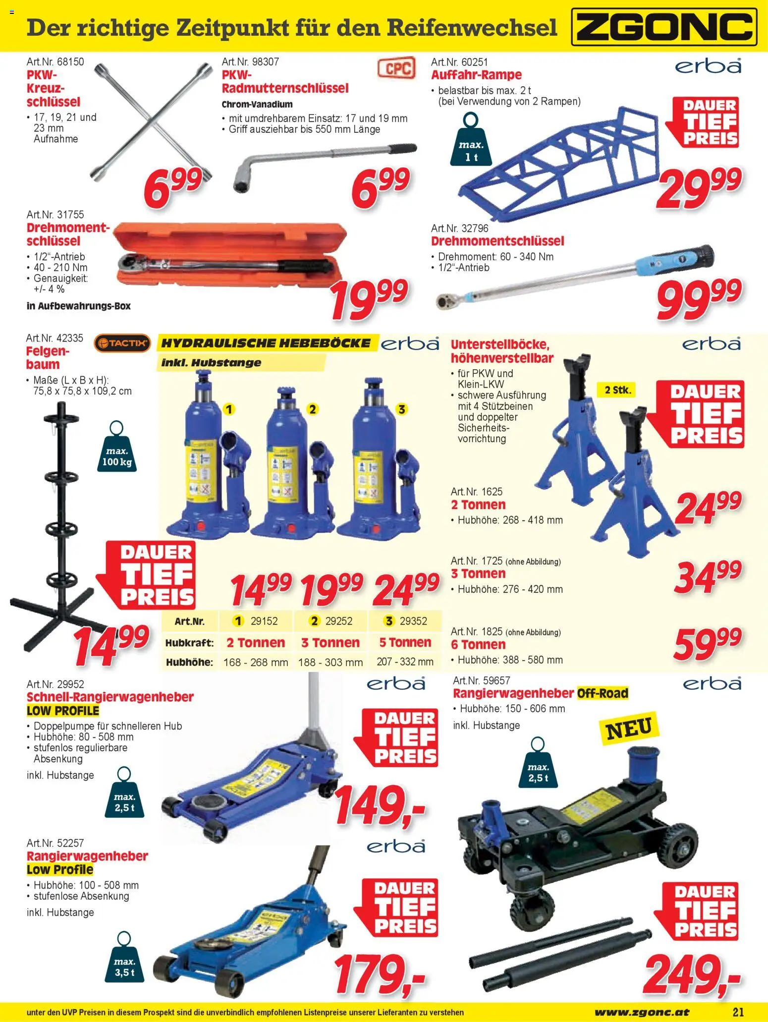 Zgonc Flugblatt April I 2026 - page 21- valid from 01.04.2026