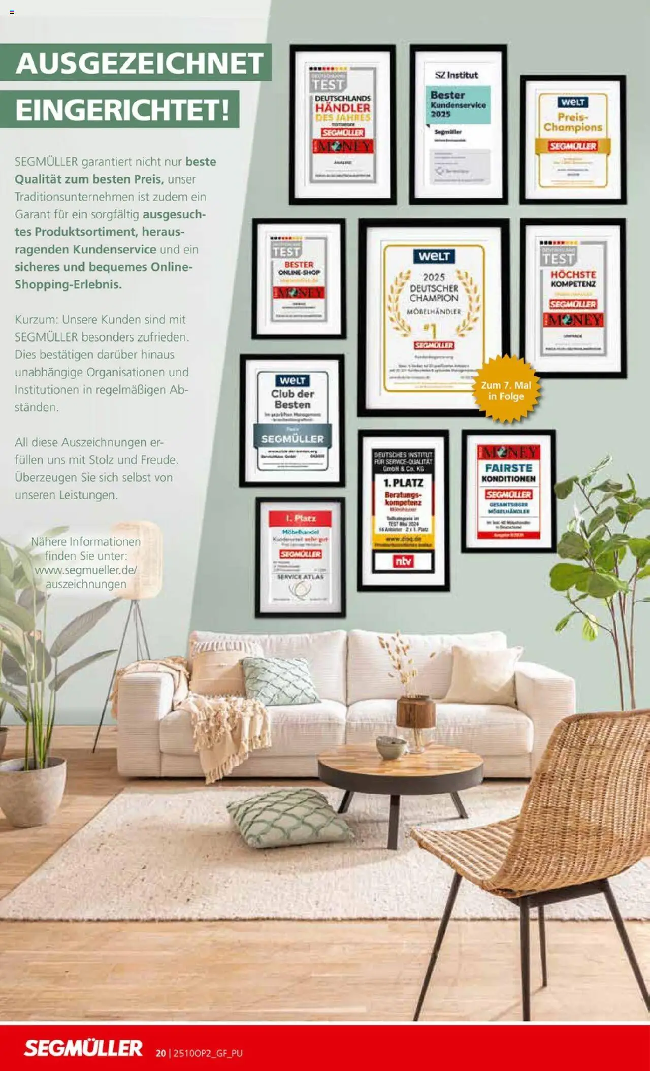 Segmüller Leuchten Spezial - Seite 20 - gültig ab 29.09.2025